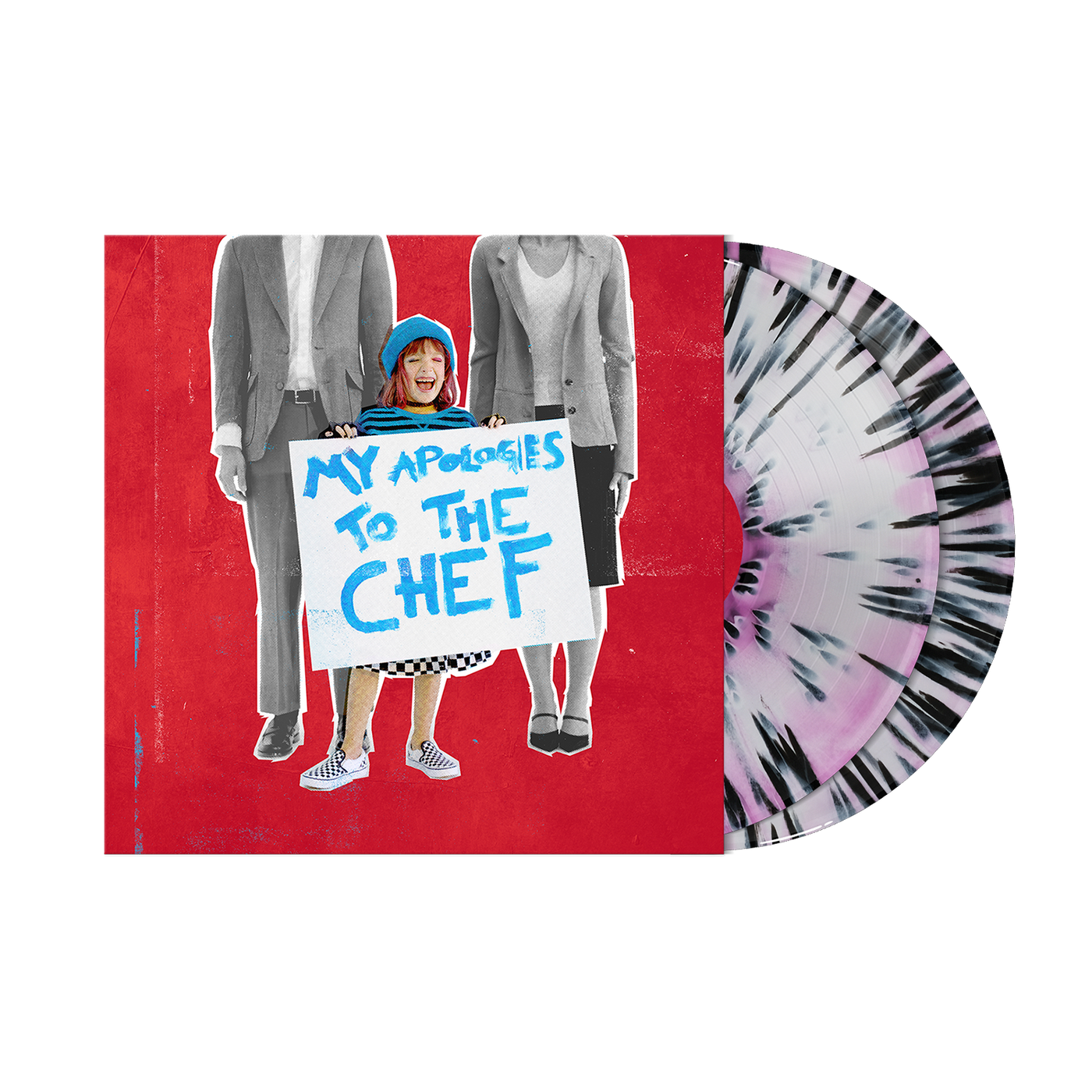 My Apologies To The Chef: White And Violet Smush w/ Black Splatter Deluxe Vinyl LP