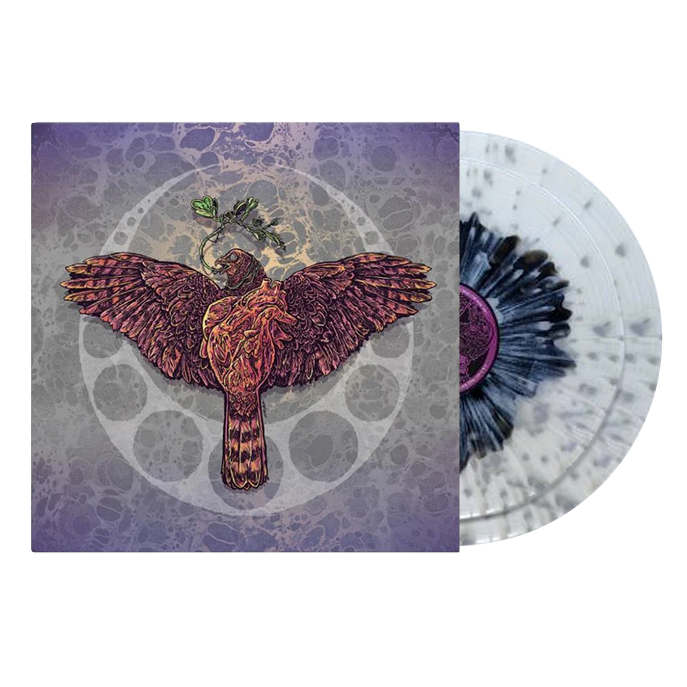 Gravebloom: Clear w/ Black & Grey Splatter Vinyl 2LP